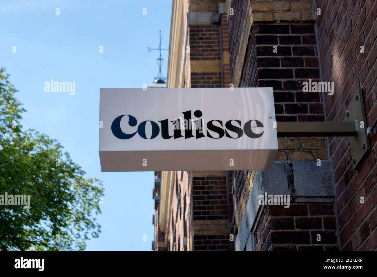 Plakat-Coulisse In Amsterdam Niederlande 13-7-2020 Stockfoto