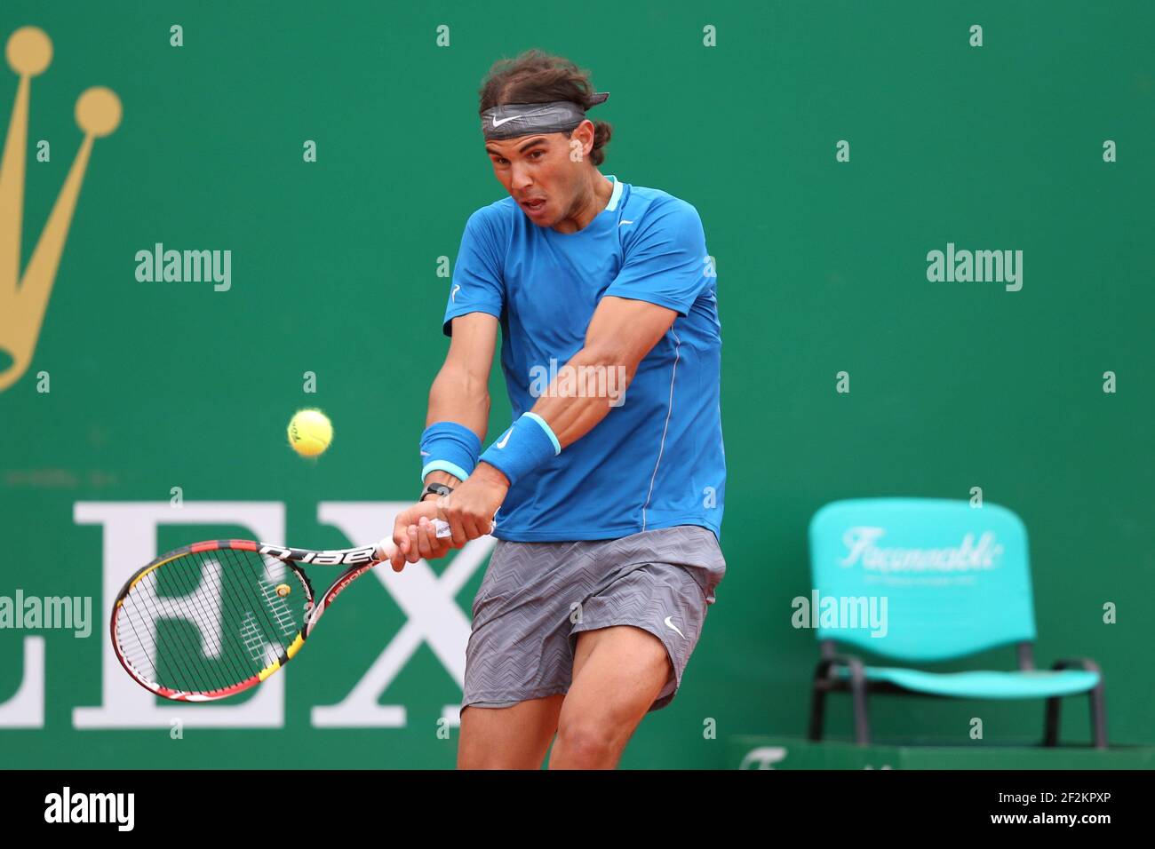 Rafael Nadal aus Spanien während der ATP Monte-Carlo Rolex Masters 2014,  Monaco, am 16. April 2014. Foto Manuel Blondau / AOP PRESS / DPPI  Stockfotografie - Alamy