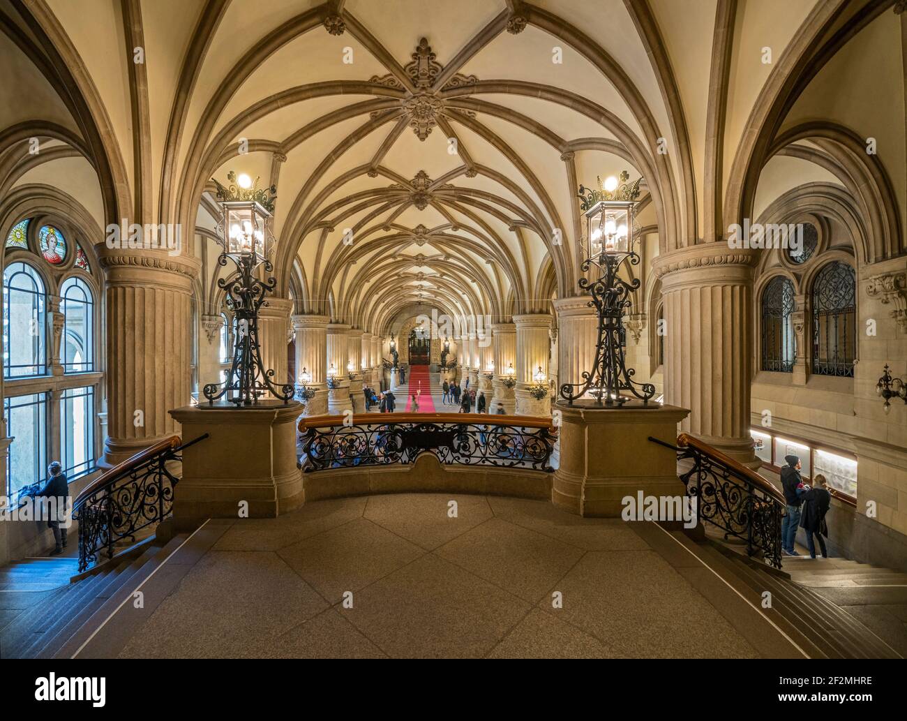 Deutschland, Hamburg, Rathaus, Rathaus, Stockfoto