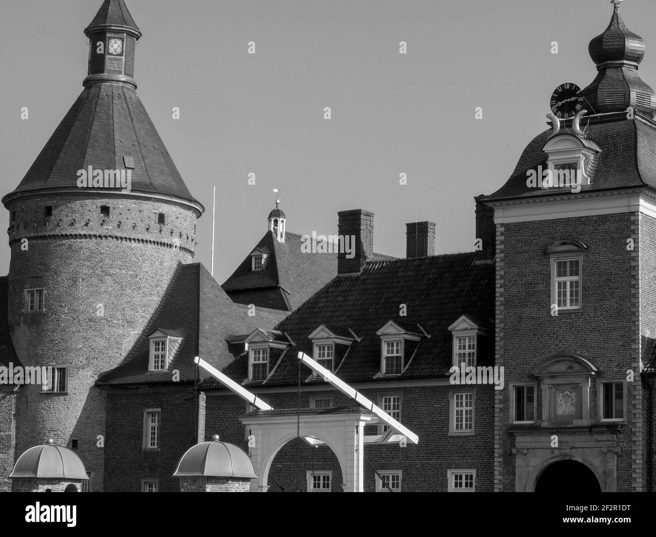 Das Schloss anholt Stockfoto