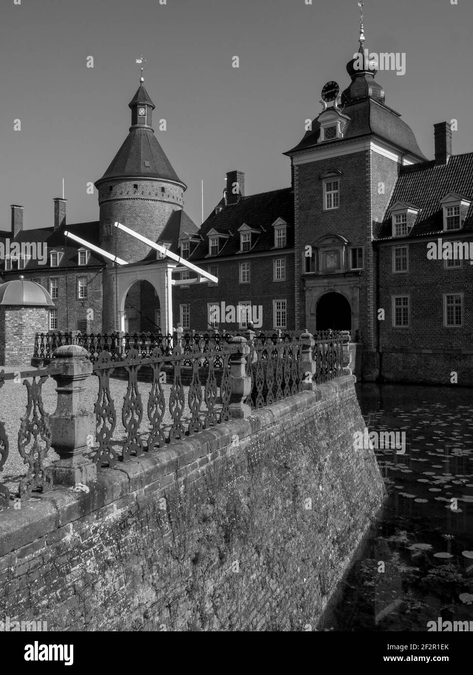 Das Schloss anholt Stockfoto