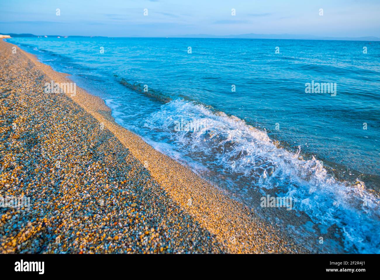 Meereslandschaft auf der Insel Lefkada, Griechenland Stockfoto