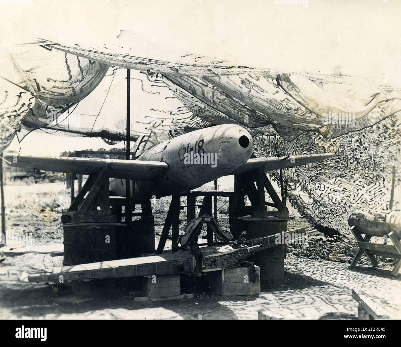 1. Weltkrieg JAPANISCHE SELBSTMORDRAKETENBOMBE Yokosuka MXY-7 Ohka - Narbe Bombe Stockfoto