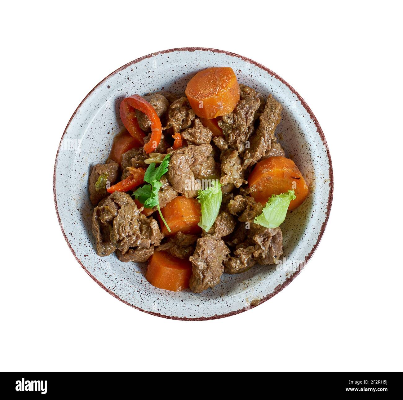 Gardiane de boeuf: Traditionelles französisches Gericht aus der Camargue Stockfoto