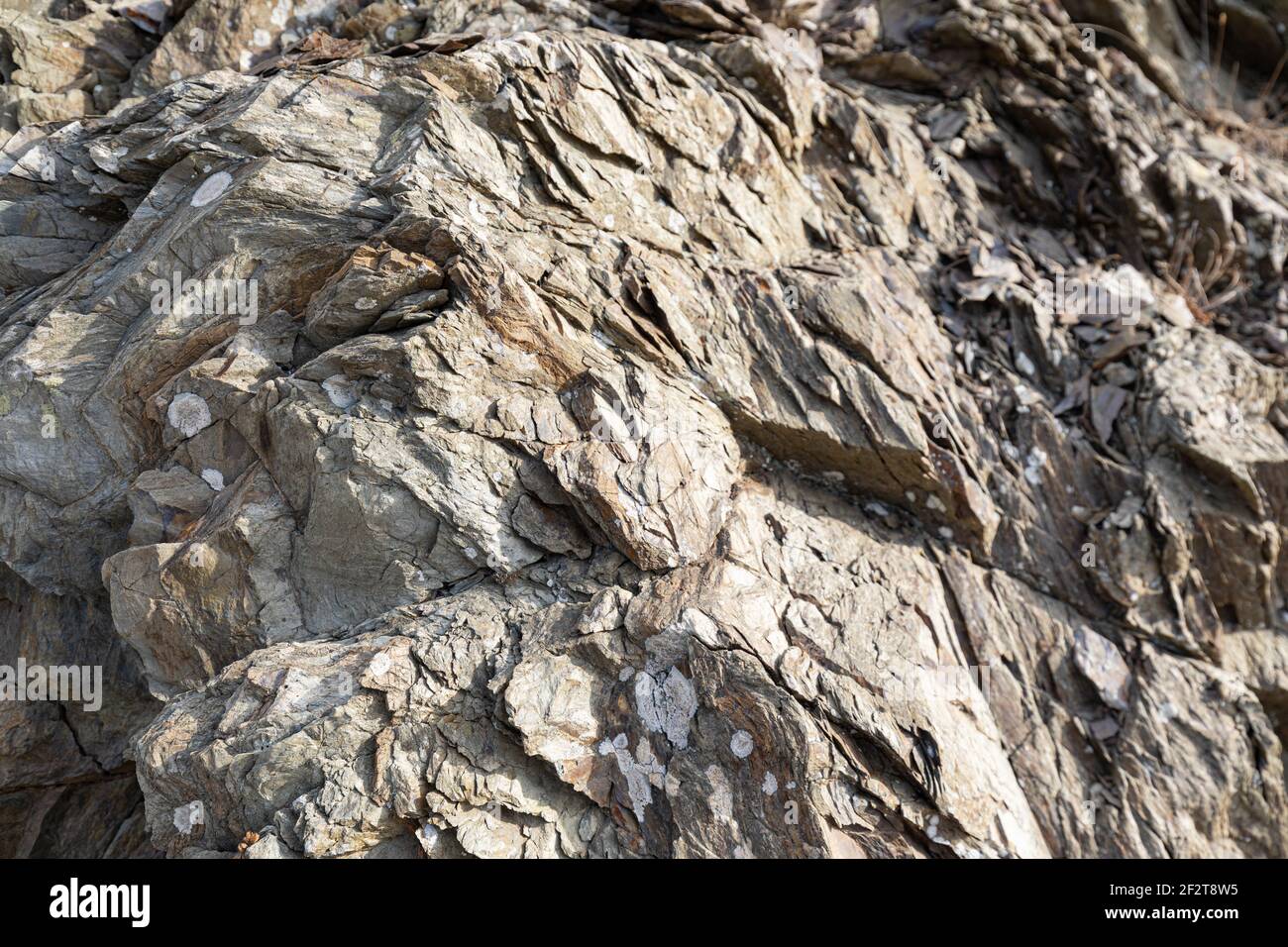 Natürliche vulkanische Steinstruktur. Rock Textur und Hintergrund. Stockfoto