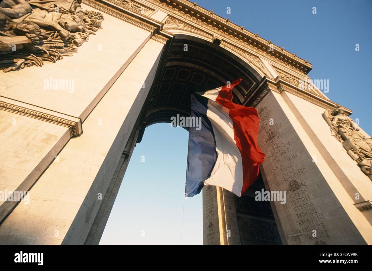 Frankreich Paris Arc de Triomphe Stockfoto