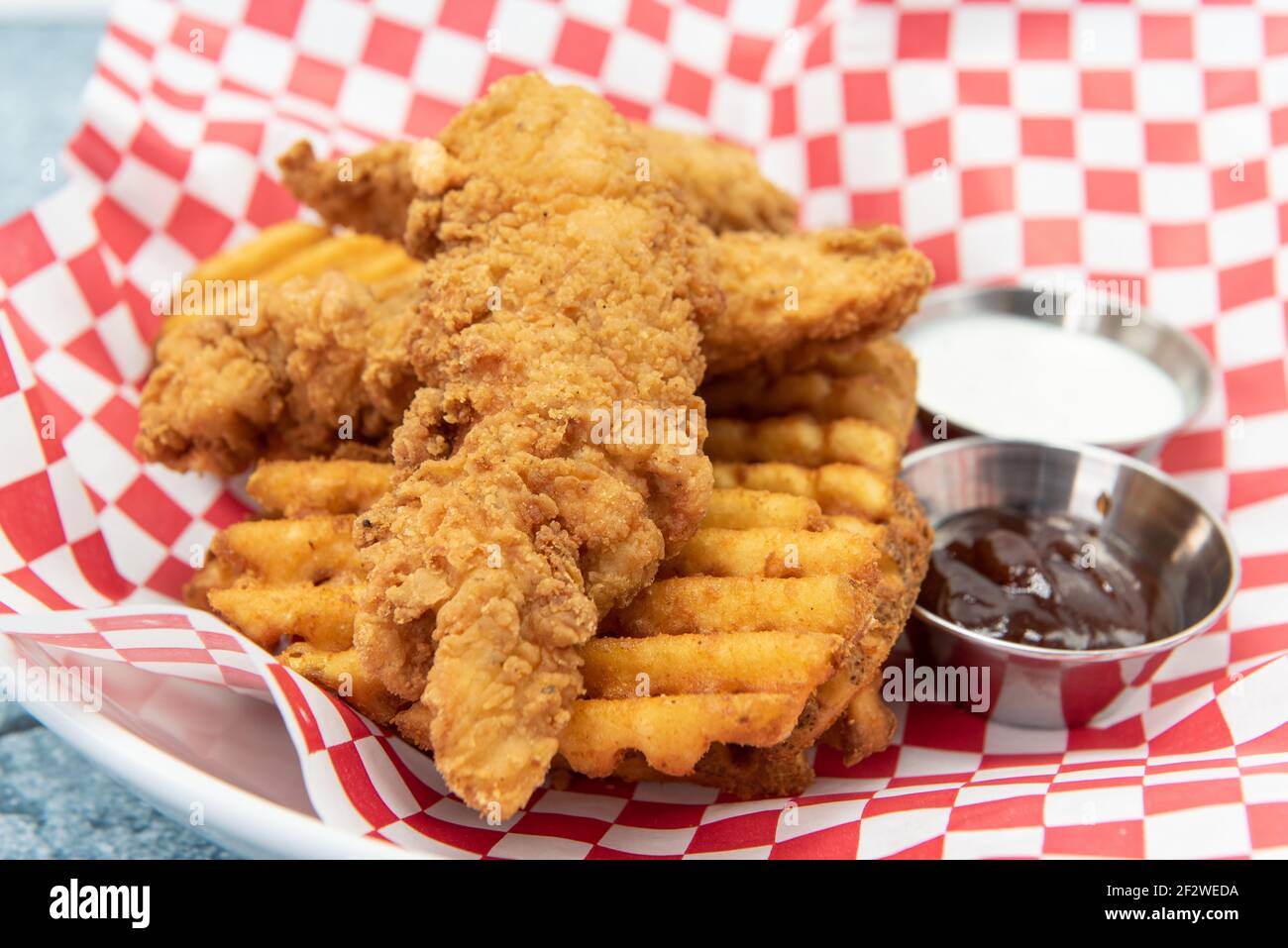 Waffel Pommes Frites Stockfotos Und Bilder Kaufen Alamy