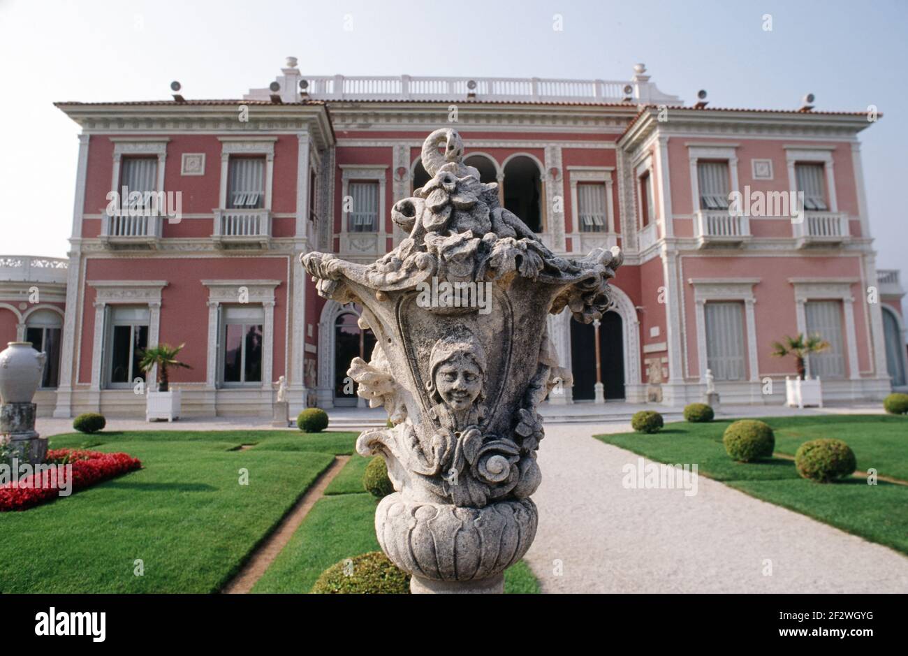 Villa Ephrussi de Rothschild, Villa Ile-de-France und Gärten Stockfoto