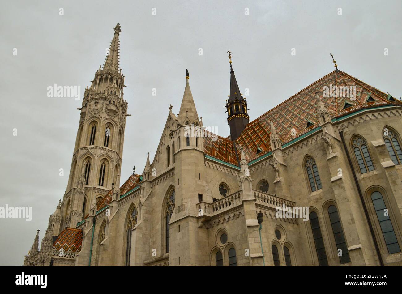 Fresken der Basilika Esztergom, Budapest, Ungarn Stockfoto