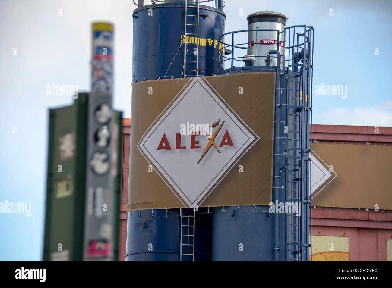 Berlin Alexa Shoppingcenter Landschaft am Alexanderplatz Mitte Berlin Stockfoto