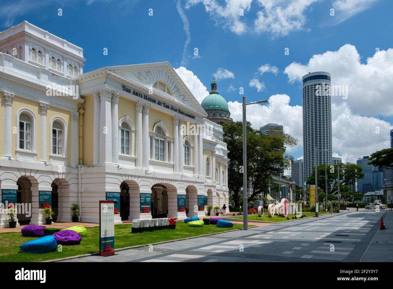 The Arts House, Old Parliament, Singapur Stockfoto