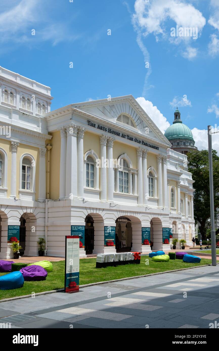 The Arts House, Old Parliament, Singapur Stockfoto