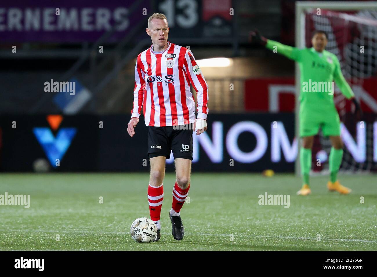 ROTTERDAM, NIEDERLANDE - MÄRZ 13: Tommy Beugelsdijk von Sparta Rotterdam während des niederländischen Eredivisie-Spiels zwischen Sparta Rotterdam und RKC Waalwijk A Stockfoto