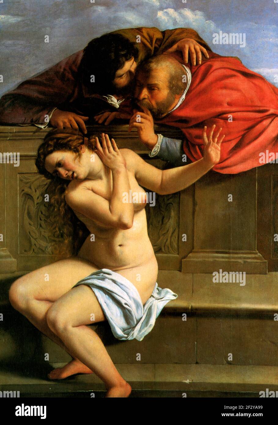 Susanna und die Ältesten, Artemisia Gentileschi, um 1610 Stockfoto