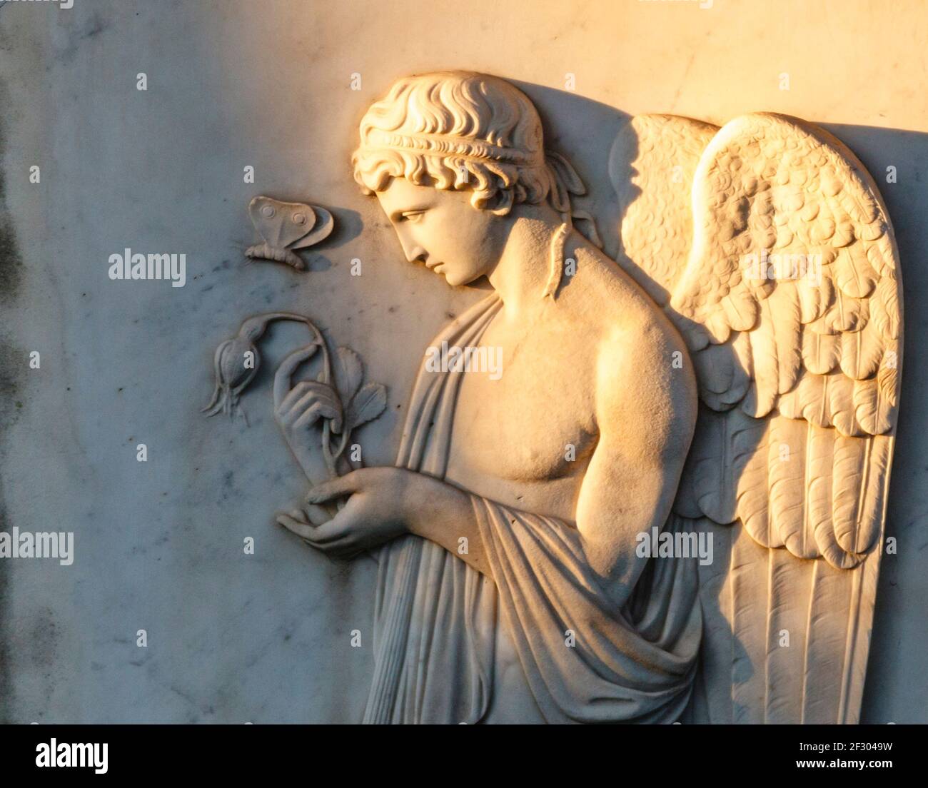 Der Protestantische Friedhof, Rom Stockfoto