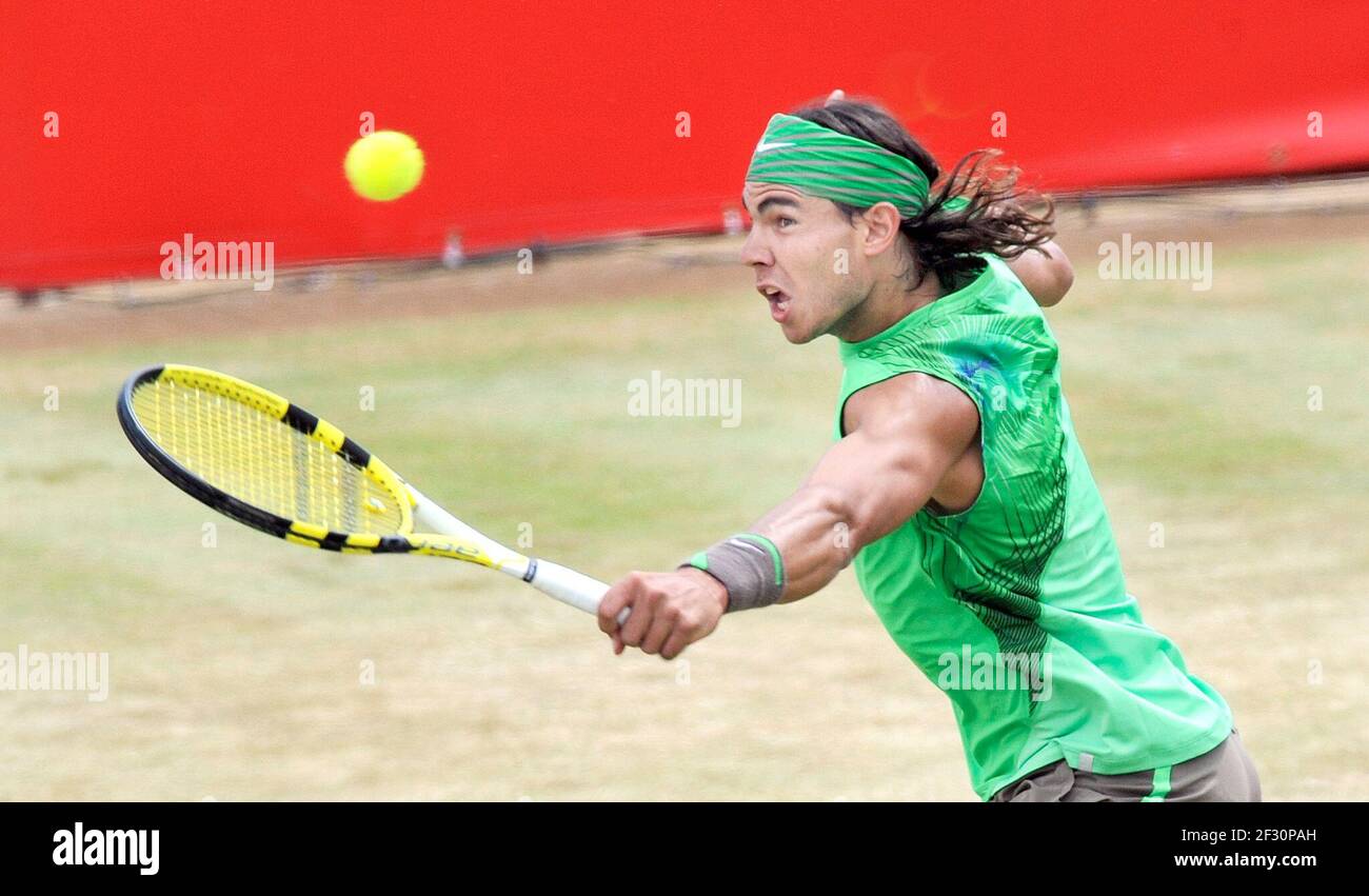 DIE ARTOIS CHAMPIONSHIP IM QUEENS CLUB HALBFINALE R.NADEL V A.RODDICK. 14/6/2008. BILD DAVID ASHDOWN Stockfoto