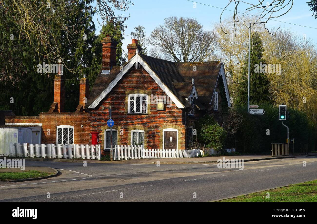 Das alte Postamt an der Baldock Road, Letchworth Garden City Stockfoto