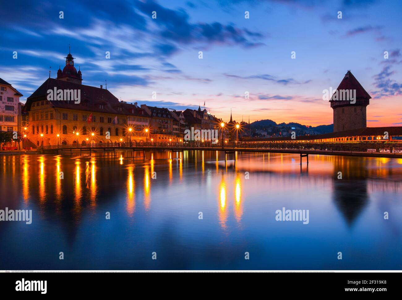 Geographie / Reisen, Schweiz, Altstadt Luzern, Additional-Rights-Clearance-Info-not-available Stockfoto
