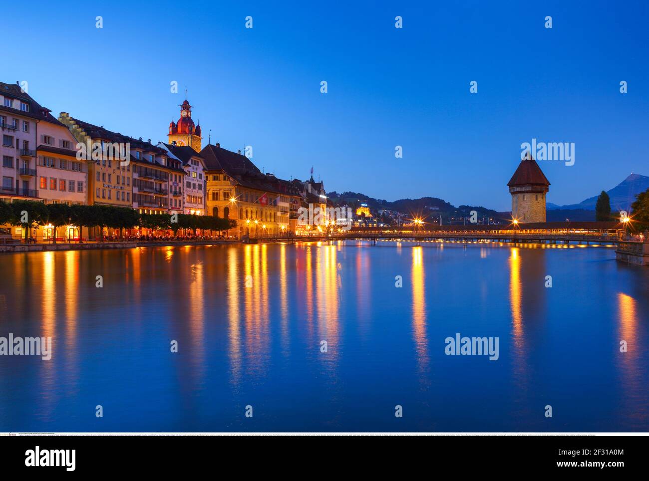 Geographie / Reisen, Schweiz, Altstadt Luzern, Additional-Rights-Clearance-Info-not-available Stockfoto