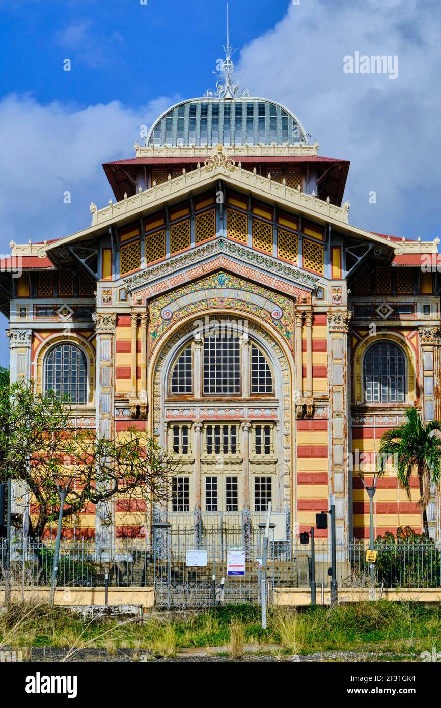 Frankreich, Westindien, Martinique, Fort-de-France, Bibliotheque Schoelcher (Bibliothek) Stockfoto