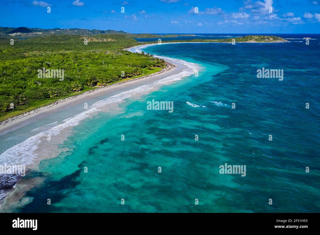 Frankreich, Westindien, Martinique, Sainte-Anne, Anse Trabaud Stockfoto