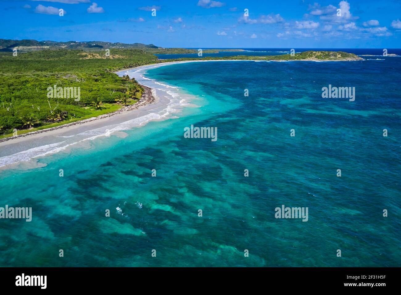 Frankreich, Westindien, Martinique, Sainte-Anne, Anse Trabaud Stockfoto