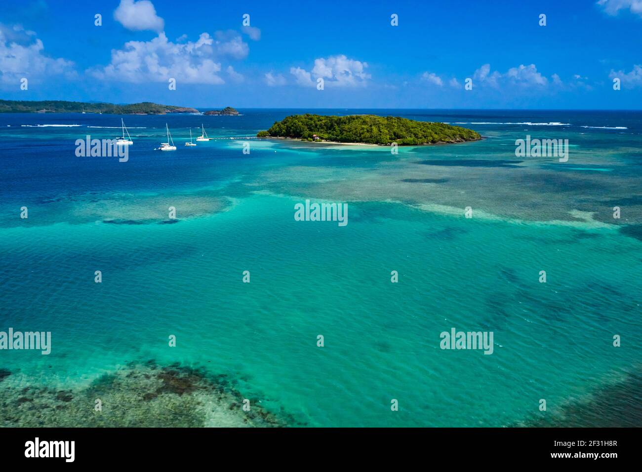 Frankreich, Westindien, Martinique, Le Robert, l'Îlet Madame Stockfoto