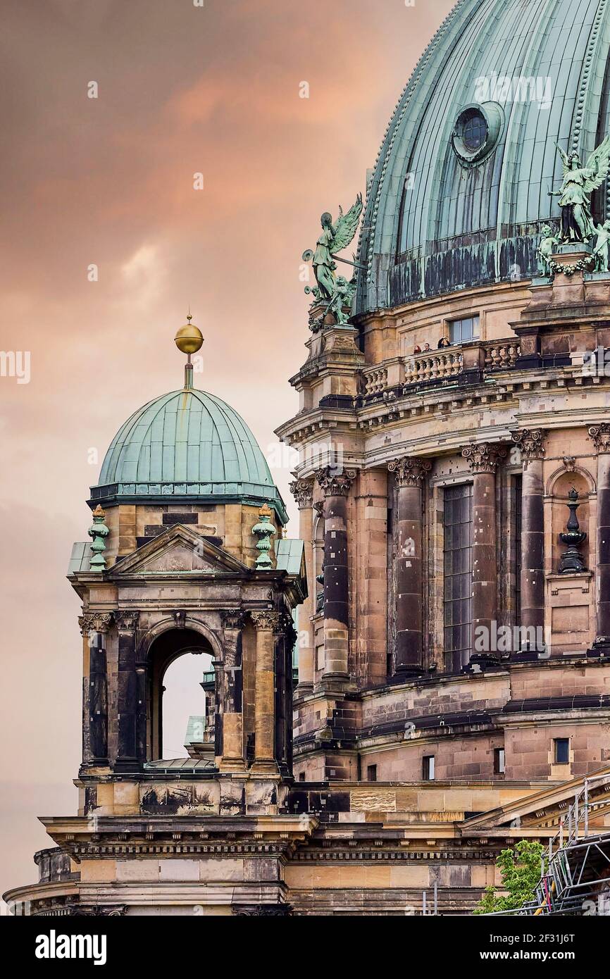 Berliner Dom Evangelische Oberpfarrei und Stiftskirche Stockfoto