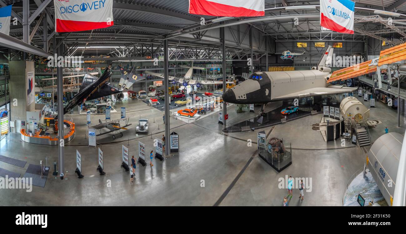 Speyer, 16. September 2020: Buran-Raumschiff im Inneren des Technik-Museums in Speyer Stockfoto