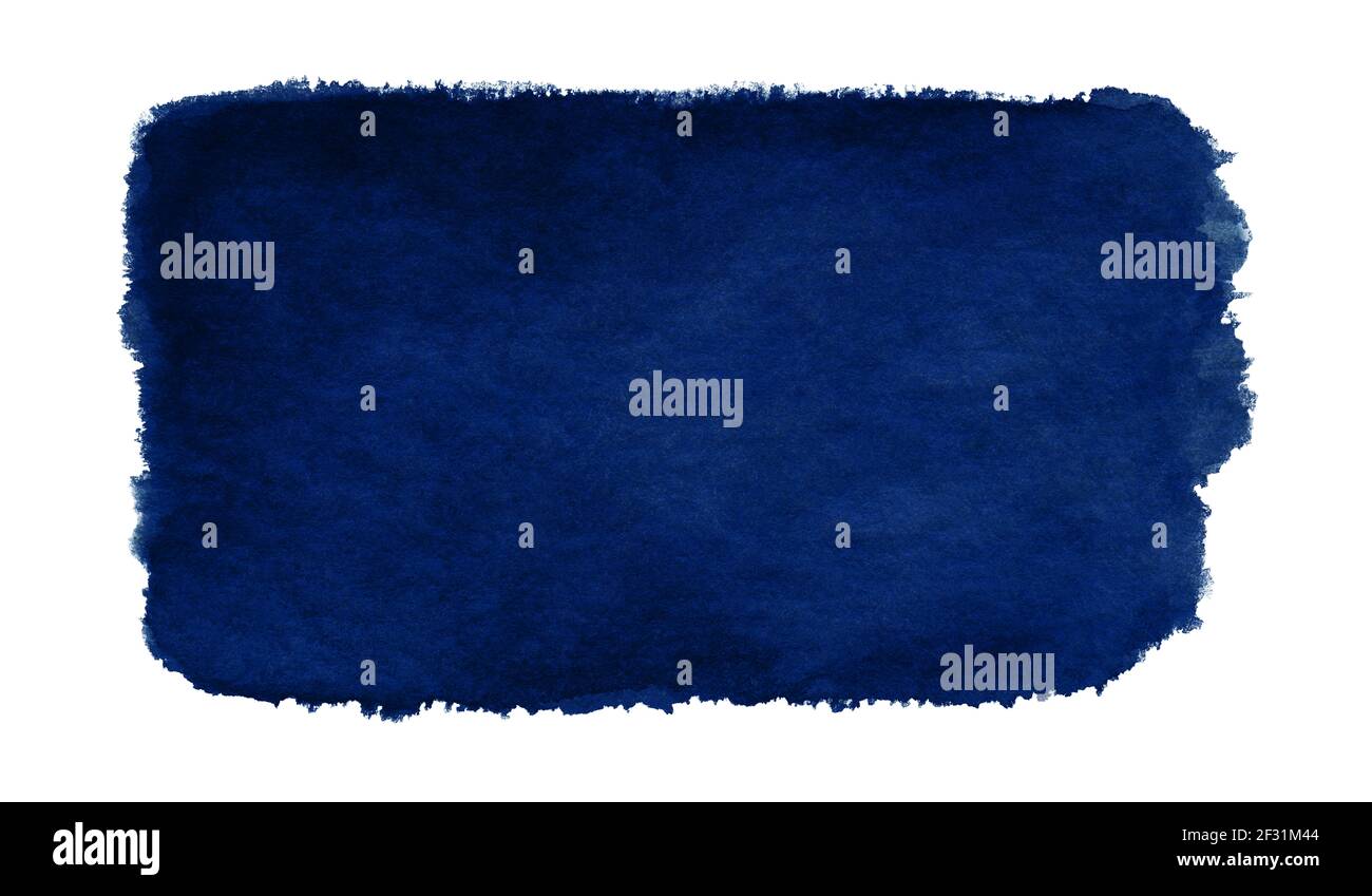 Blau azurblau türkis abstrakt Aquarell Hintergrund für Texturen Hintergründe und Web-Banner Design. Abstrakter Hintergrund mit Pinselstrich blaue Farbe Stockfoto