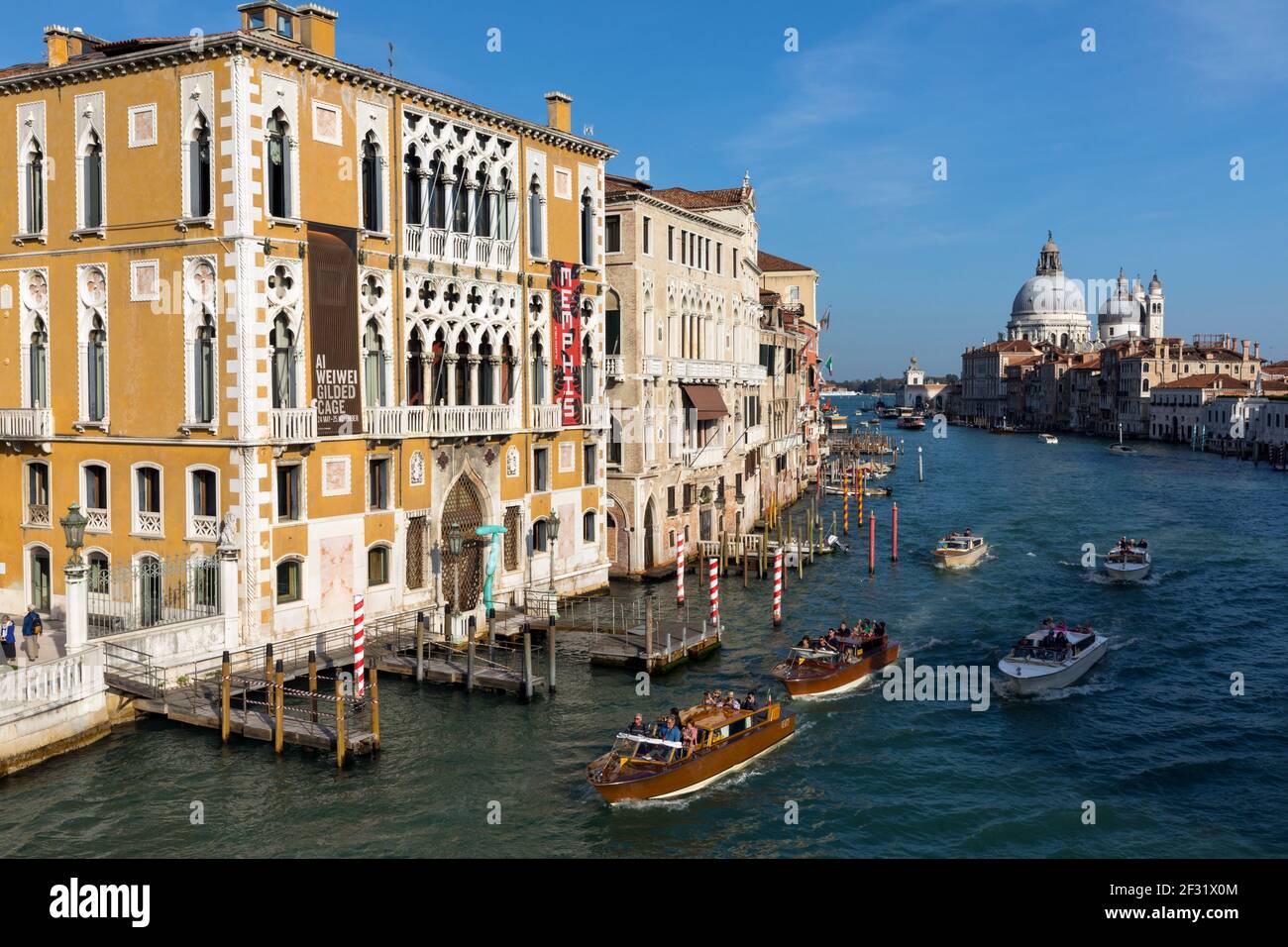 Der Canal Grande in Venedig Stockfoto