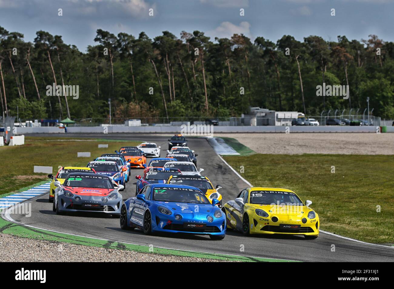 AUFWÄRMRUNDE 2 während des Alpine Europa Cup 2019 in Hockenheim, Deutschland, Mai 24 bis 26 - Foto Jean Michel Le MEUR / DPPI Stockfoto