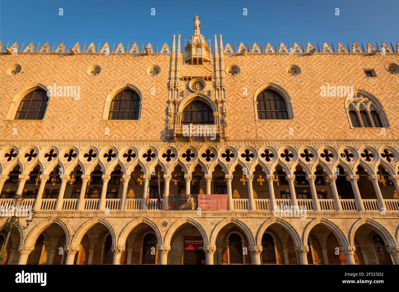 Italien, Venedig, Dogenpalast, Außenansicht Stockfoto