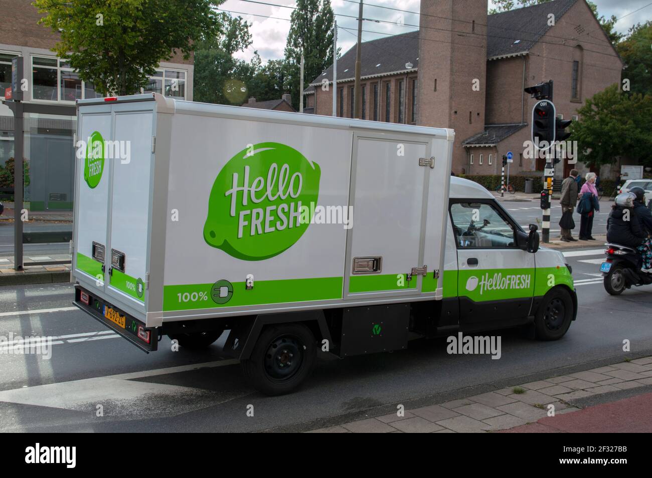 Hallo Fresh Company Car In Amsterdam Niederlande 23-9-2019 Stockfoto