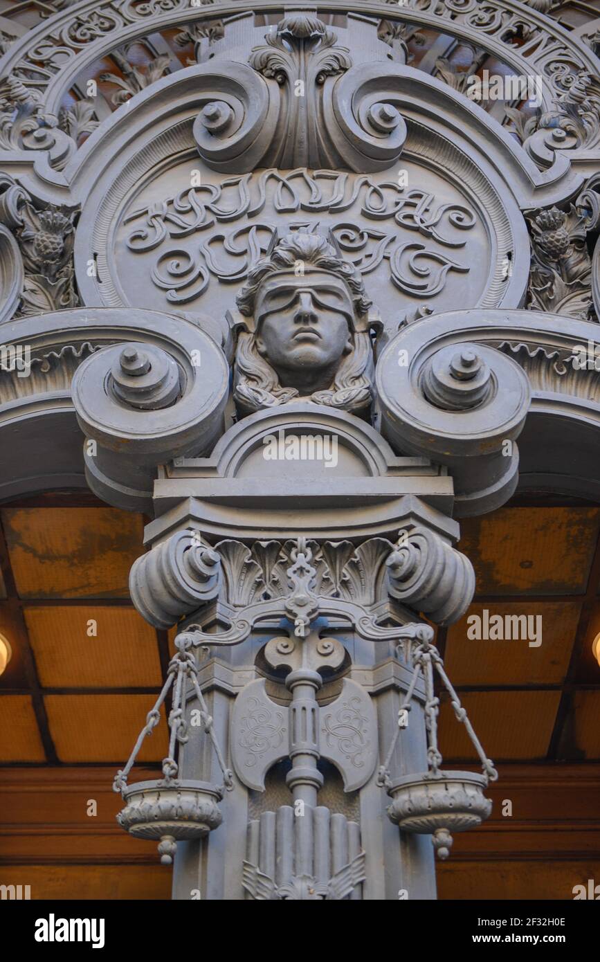 Justiz, Strafgericht, Turmstraße, Moabit, Mitte, Berlin, Deutschland Stockfoto