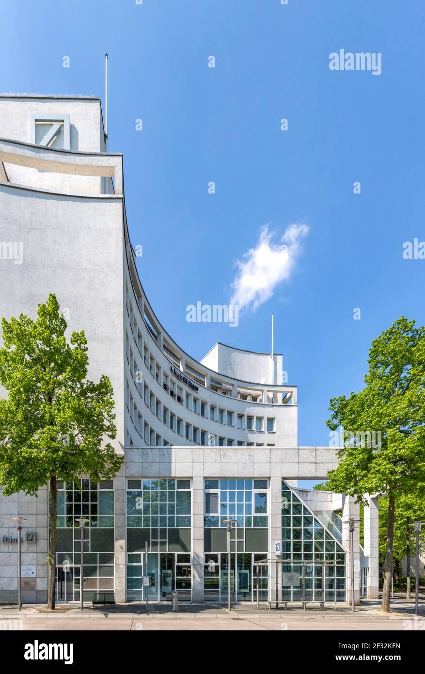 Deutsche Bank, Büro- und Handelsgebäude, Postmoderne, Hagen, Westfalen,  Ruhrgebiet, Nordrhein-Westfalen, Deutschland Stockfotografie - Alamy