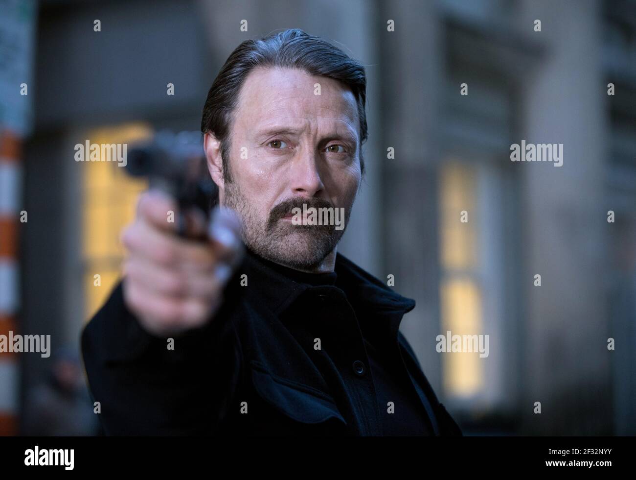 MADS MIKKELSEN, POLAR, 2019, ©NETFLIX Stockfoto