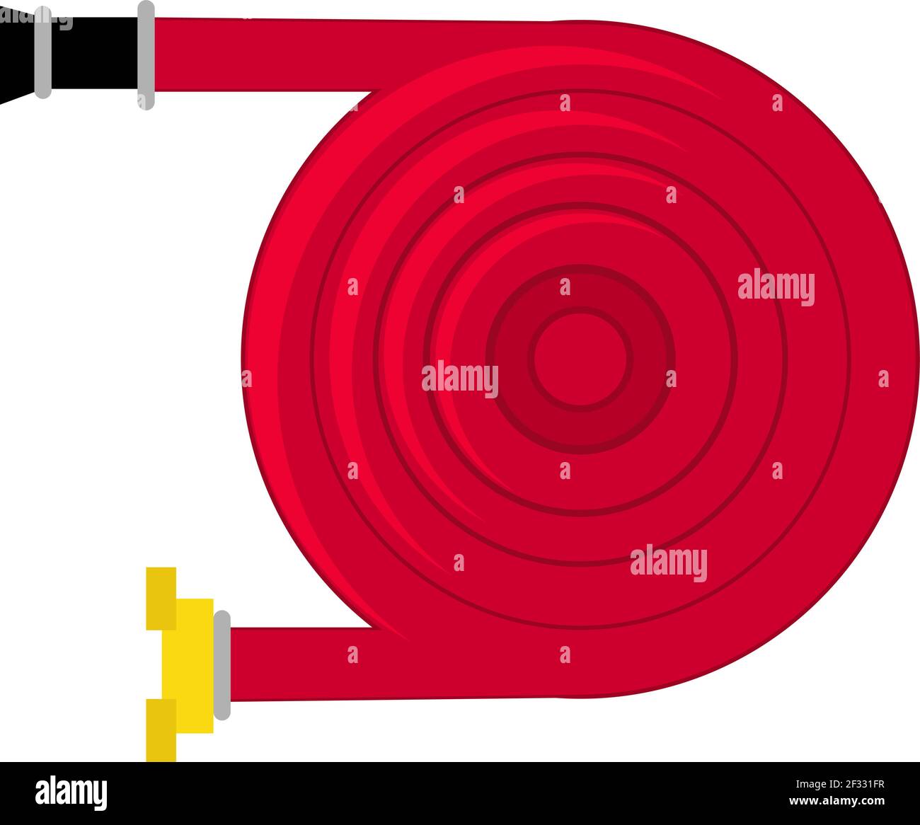 Wasserleitung, Abbildung, Vektor auf weißem Hintergrund. Stock Vektor