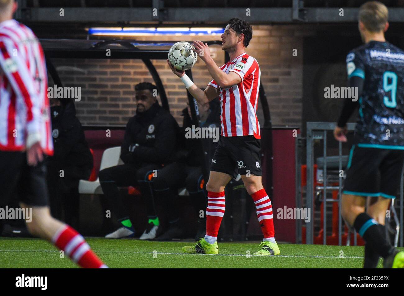ROTTERDAM, NIEDERLANDE - MÄRZ 13: Dirk Abels von Sparta Rotterdam während des niederländischen Eredivisie-Spiels zwischen Sparta Rotterdam und RKC Waalwijk bei Spart Stockfoto