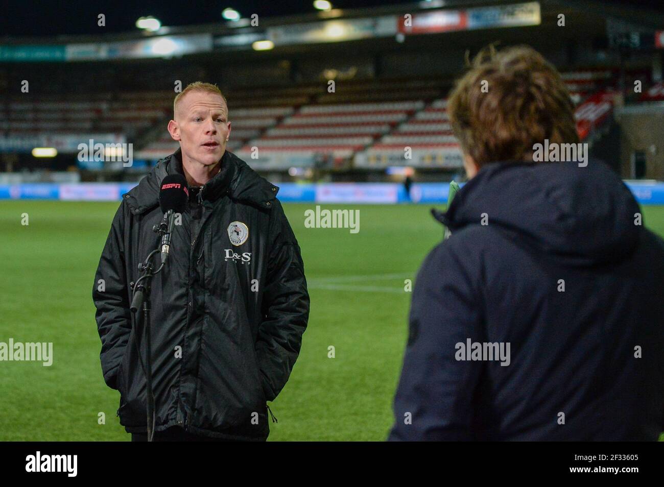 ROTTERDAM, NIEDERLANDE - MÄRZ 13: Tom Beugelsdijk von Sparta Rotterdam während des niederländischen Eredivisie-Spiels zwischen Sparta Rotterdam und RKC Waalwijk at Stockfoto