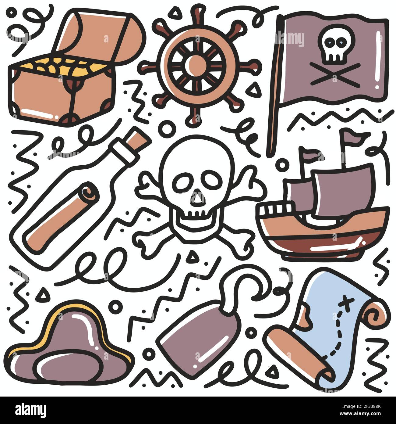 Pirat clipart Ausgeschnittene Stockfotos und -bilder - Alamy