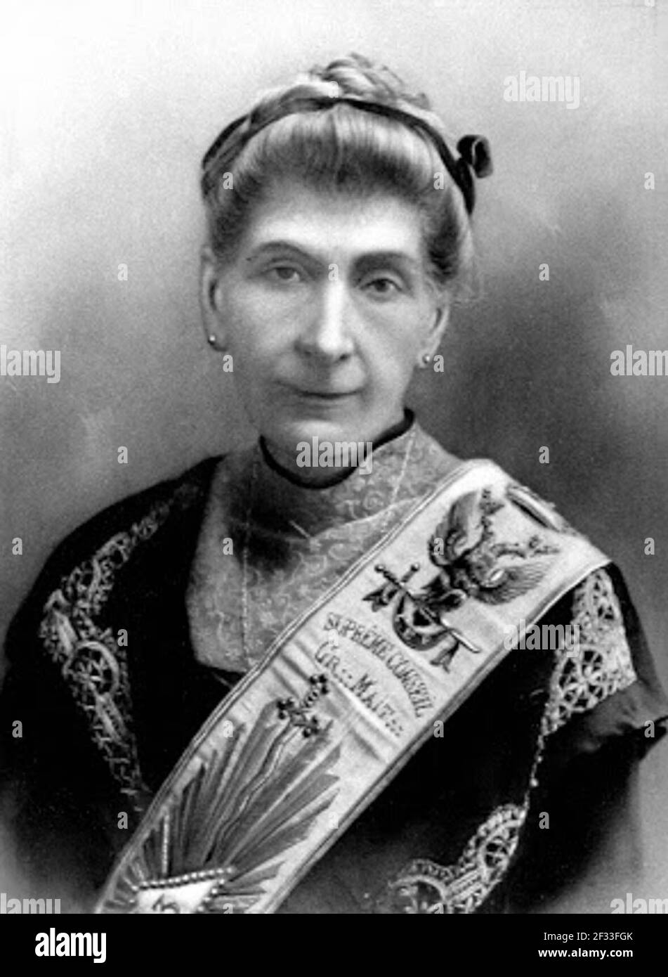 Marie Bonnevial (28. Juni 1841 - 4. Dezember 1918) Stockfoto