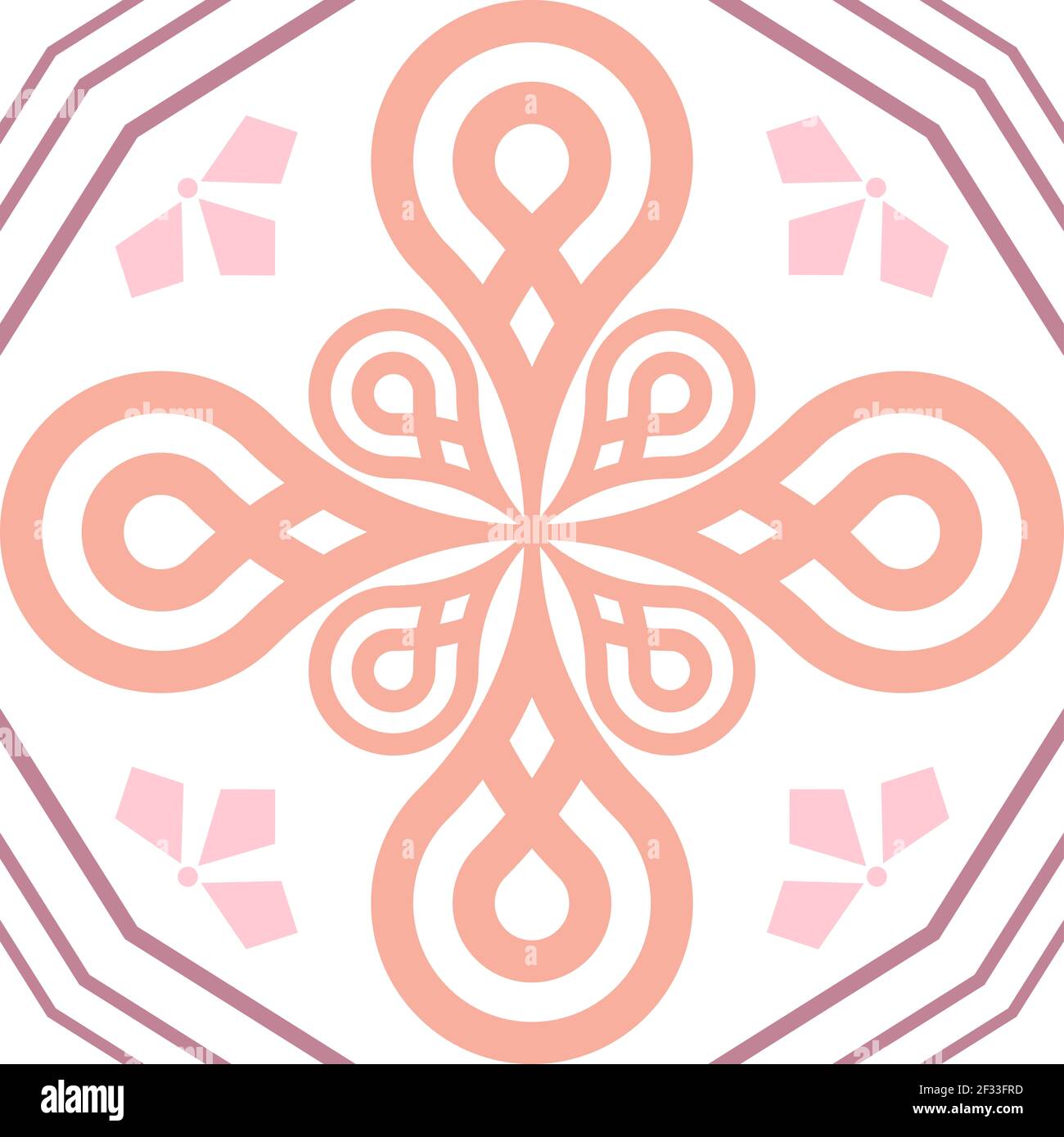 Moderne abstrakte nahtlose Vektor-Muster. Moderne, modische abstrakte Textur. Wiederholende geometrische Fliesen aus gestreiften Elementen. Elegantes Vektor-Muster. Stockfoto