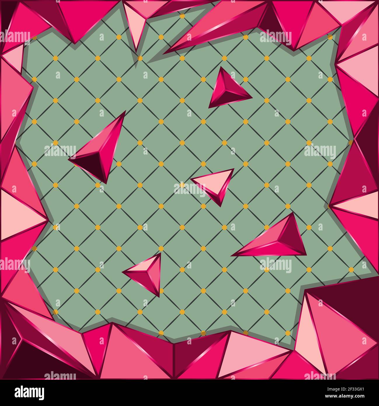 Stilvolles abstraktes Vektor-Design für Hintergrund und Hintergrund. Modernes und elegantes Bannermuster. Geometrische Illustrationen. Wunderschöne Tapete. Stockfoto