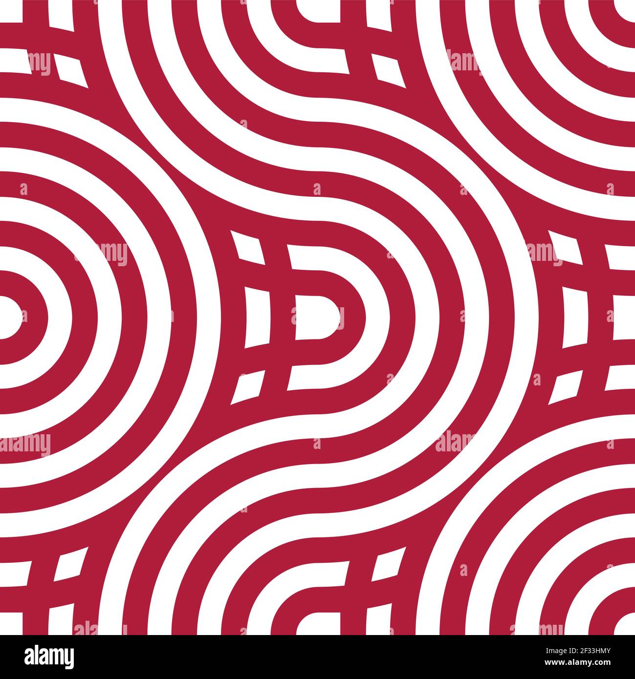 Moderne abstrakte nahtlose Vektor-Muster. Moderne, modische abstrakte Textur. Wiederholende geometrische Fliesen aus gestreiften Elementen. Elegantes Vektor-Muster. Stock Vektor