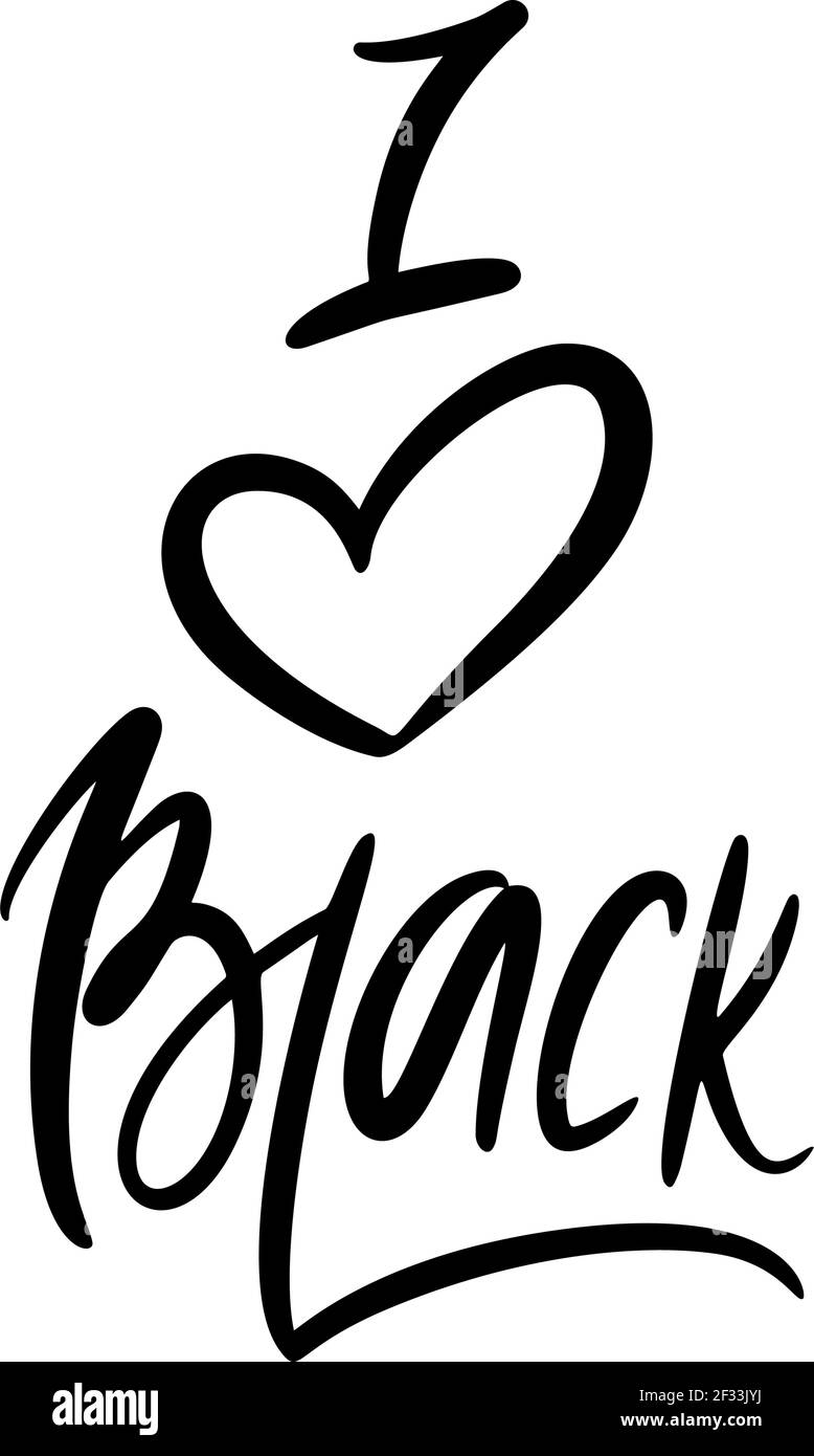 Ich liebe schwarze Zitat, schwarze Geschichte Monat und Juneteenth Konzepte Stock Vektor