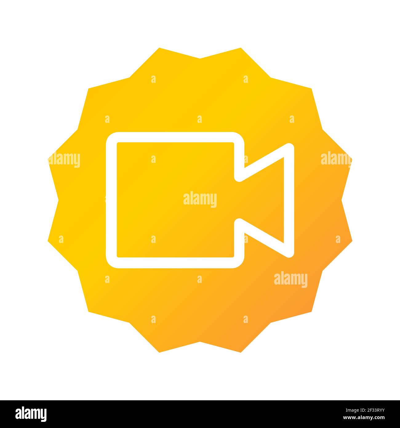 Play Movie Button Flat Icon Stockfotos Und Bilder Kaufen Alamy