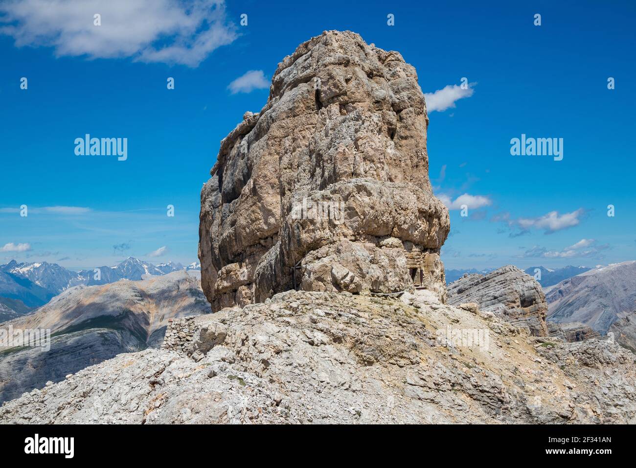Monte Castello. Die Dolomiten. Italienische Alpen. Europa. Stockfoto