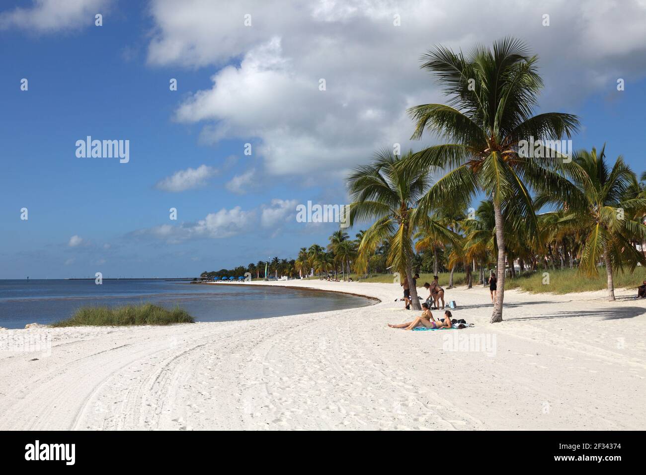Geographie / Reisen, USA, Florida, Key West, Smathers Beach, Key West, Additional-Rights-Clearance-Info-Not-Available Stockfoto