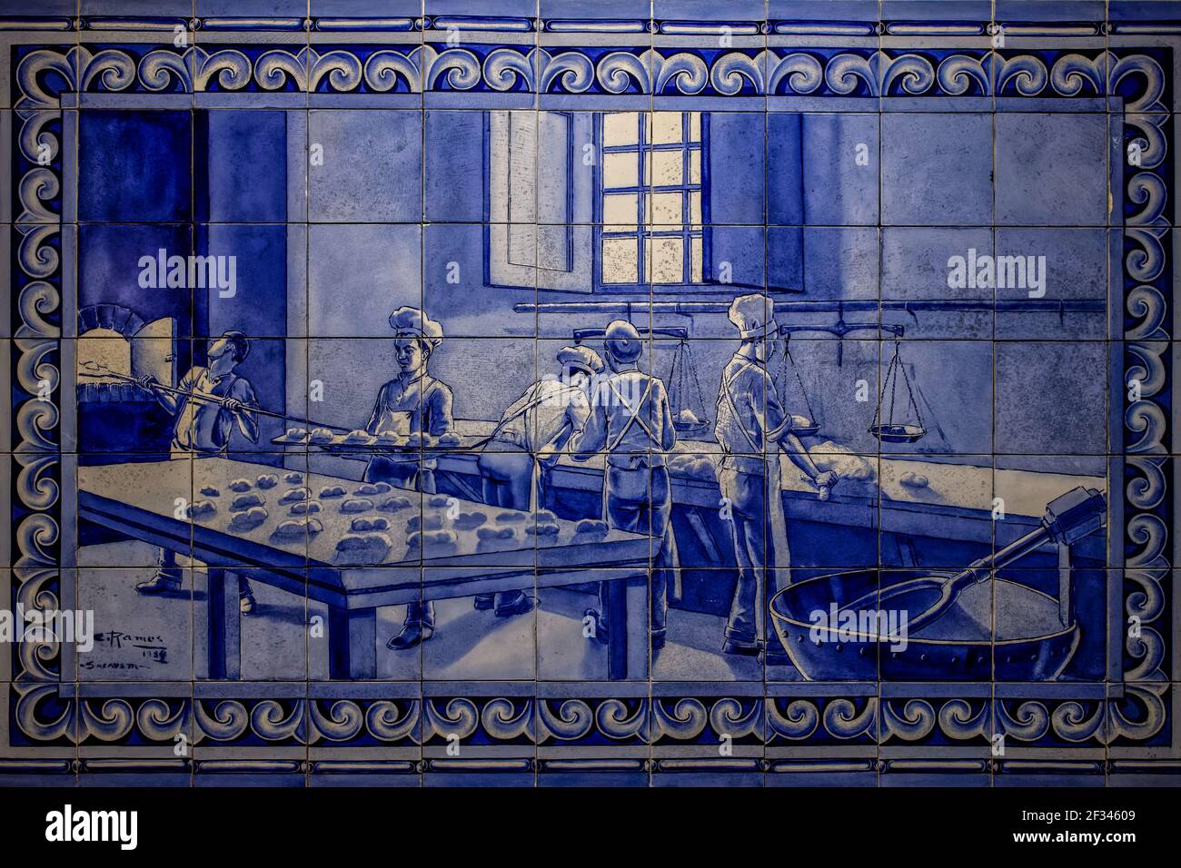 Museu Nacional do Azulejo Stockfoto